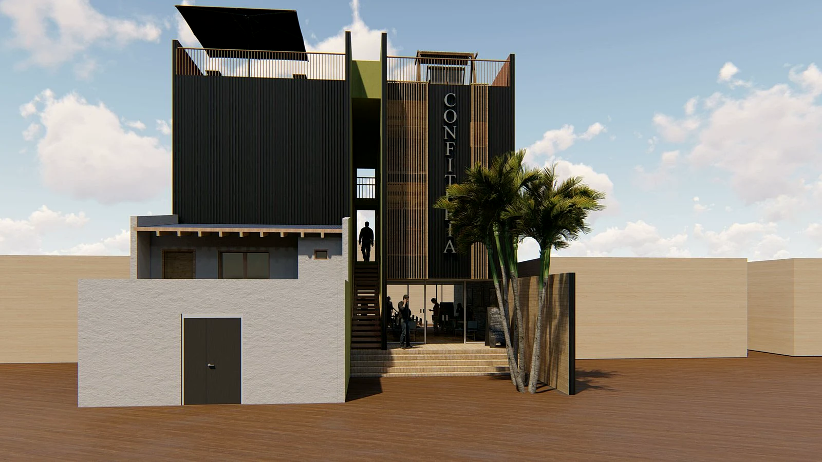 Hostel y bar en Tigre · vista del proyecto 06
