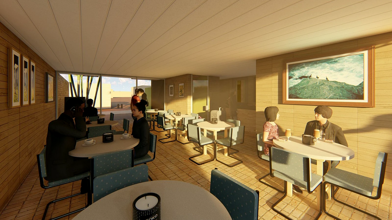 Hostel y bar en Tigre · vista del proyecto 04