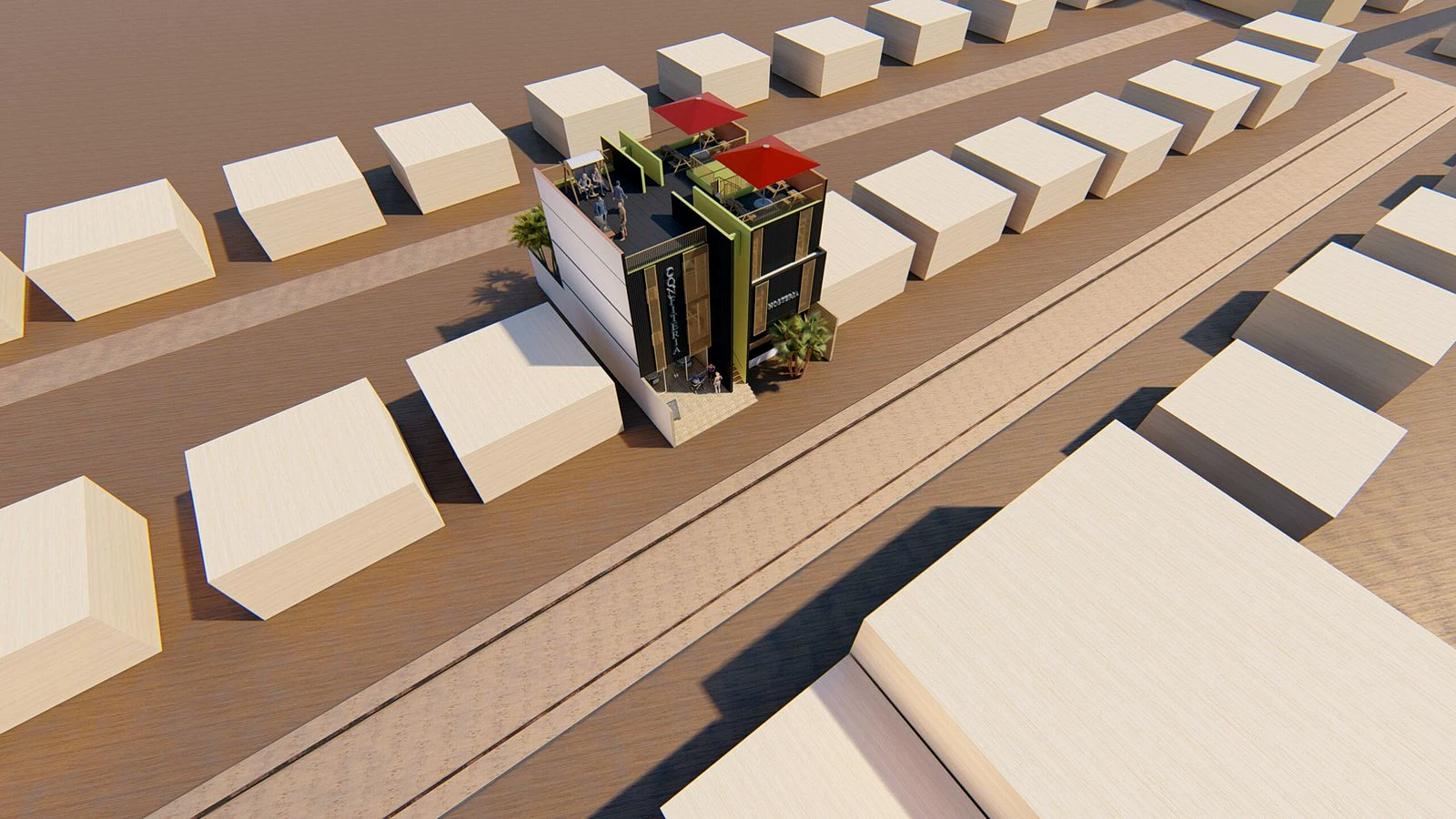 Hostel y bar en Tigre · vista del proyecto 02