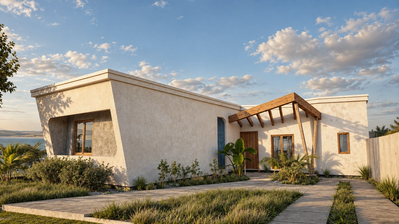 esta es una perspectiva de la Flexing House