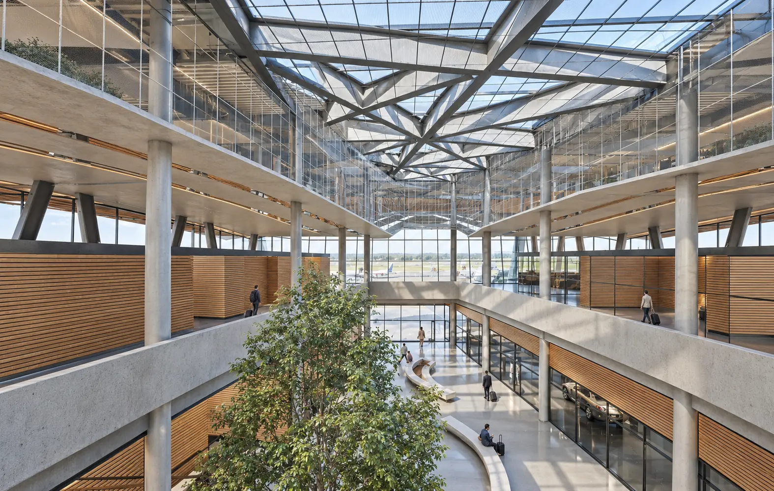 Aeropuerto de Mar del Plata · atrio interior