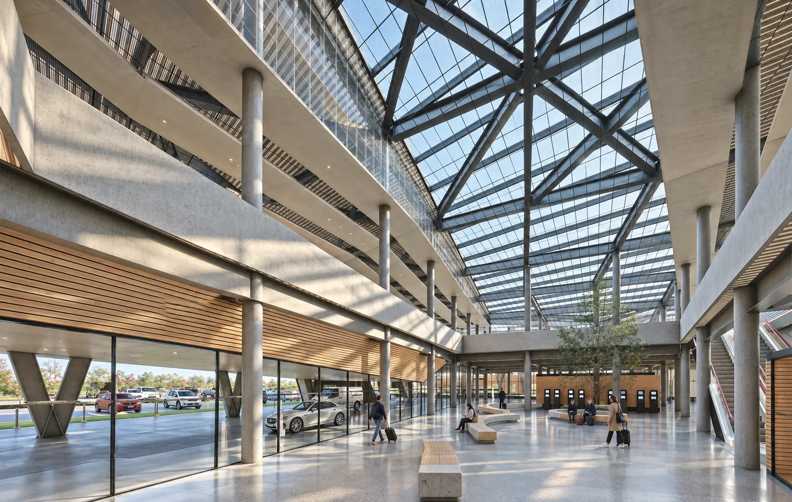 Aeropuerto de Mar del Plata · estructura e interior de la terminal