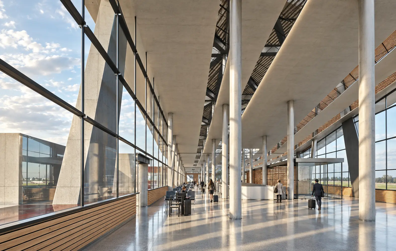 Aeropuerto de Mar del Plata · galería de la terminal