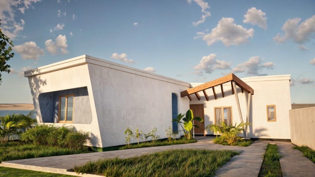 esta es una perspectiva de la Flexing House