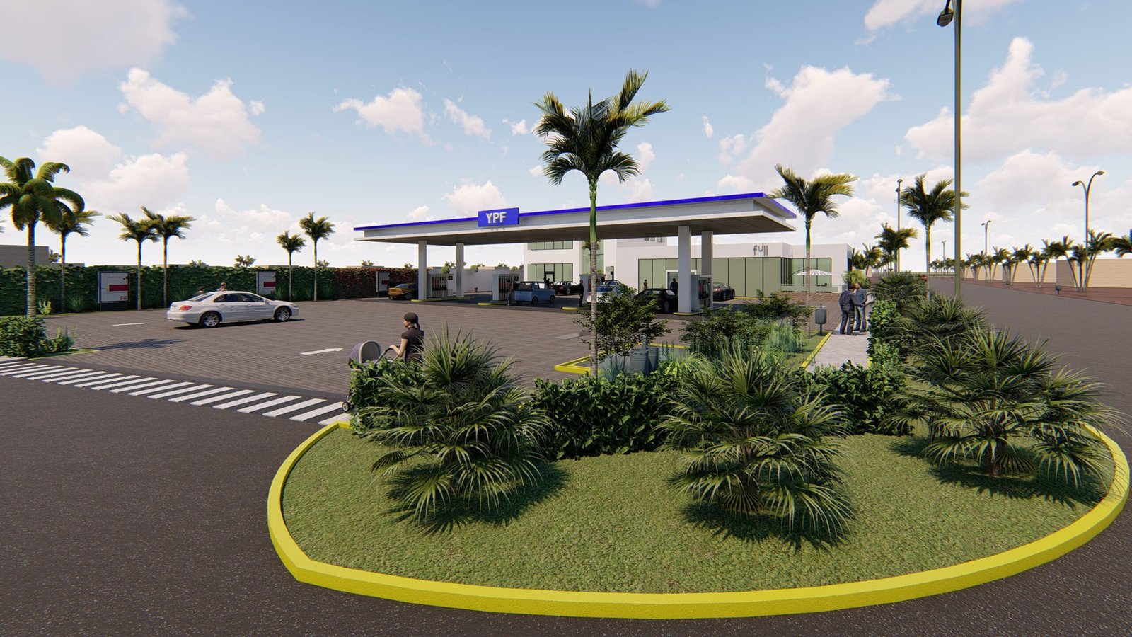 Colaboracion en el proyecto y la visualizacion para la aprobacion de una nueva estacion de servicio
