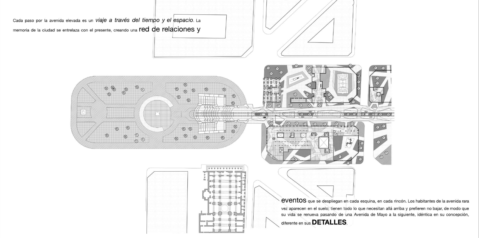 Sinfonia urbana entre cupulas y pasarelas